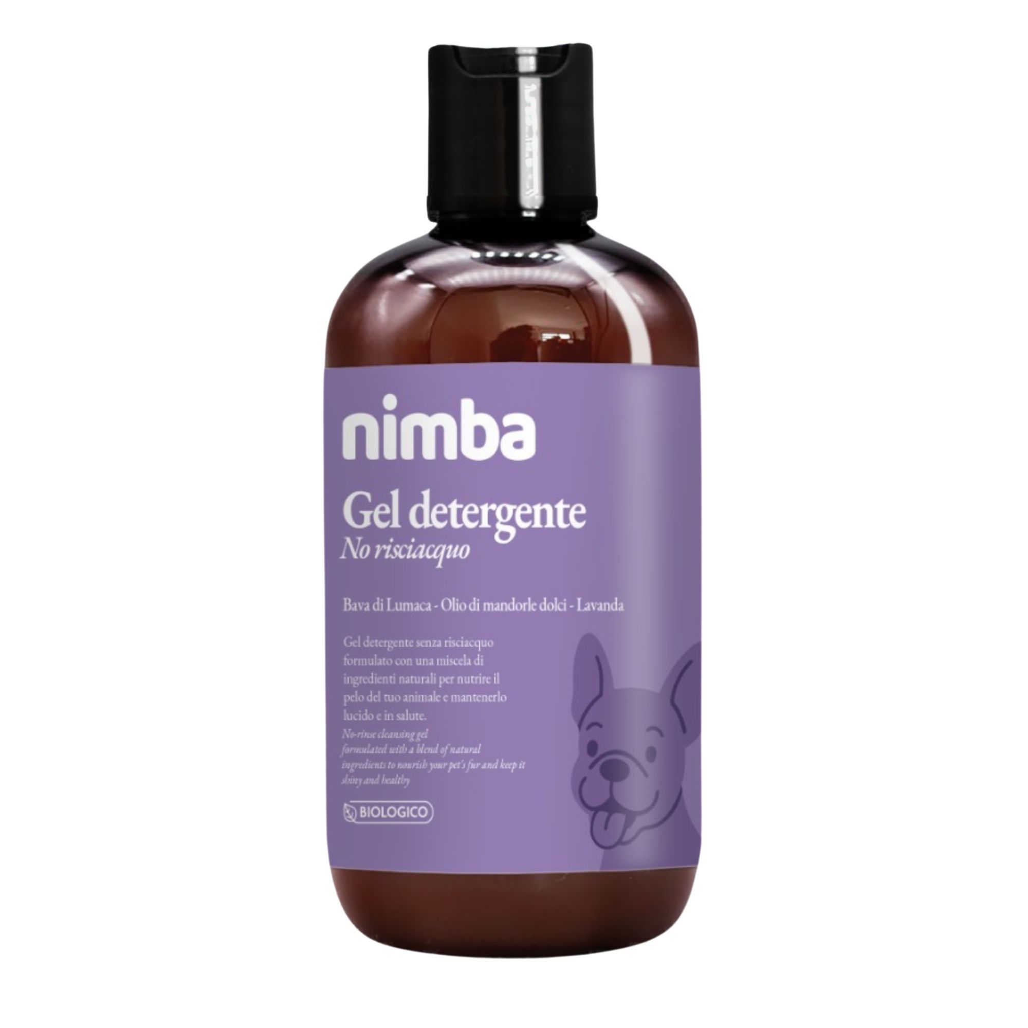 Nimba Gel Detergente Senza Risciacquo per Cani e Gatti - 250 ml