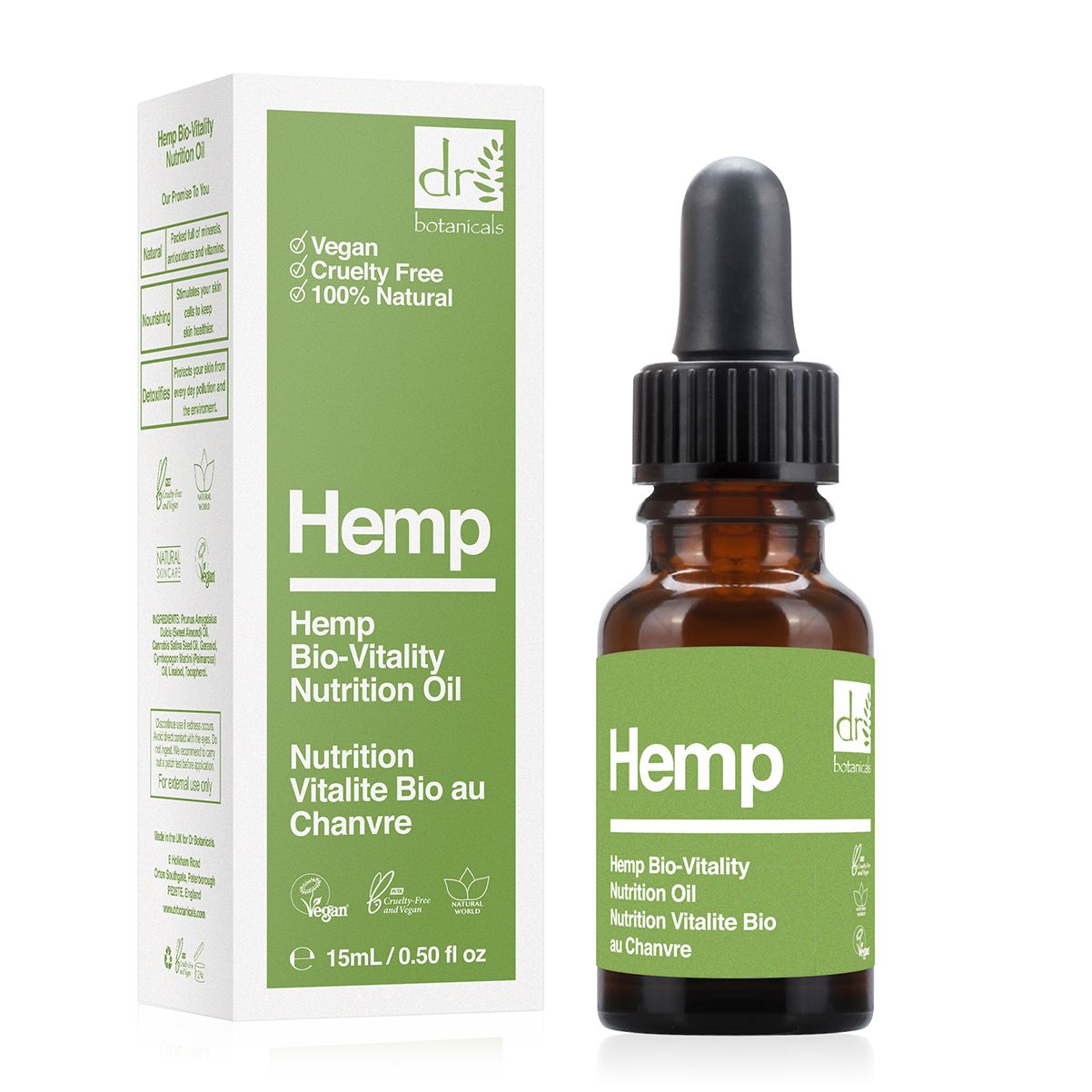 Dr Botanicals Naicinamide & Hemp Bio-Vitality Nutrition Oil