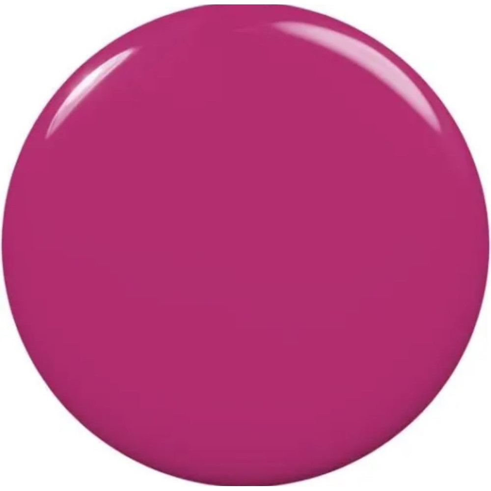 Runder, glänzender Farbfleck in Magenta. Keine weiteren Details erkennbar.