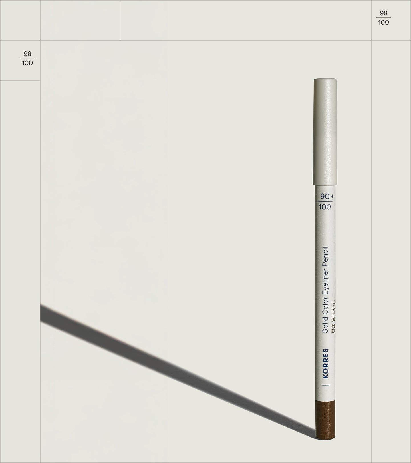 Korres Solid Color Eyeliner Pencil 02 brown 1,2 g Stifte