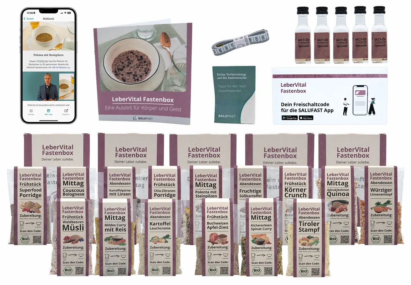 Salufast 5 Tage Fastenbox - LeberVital