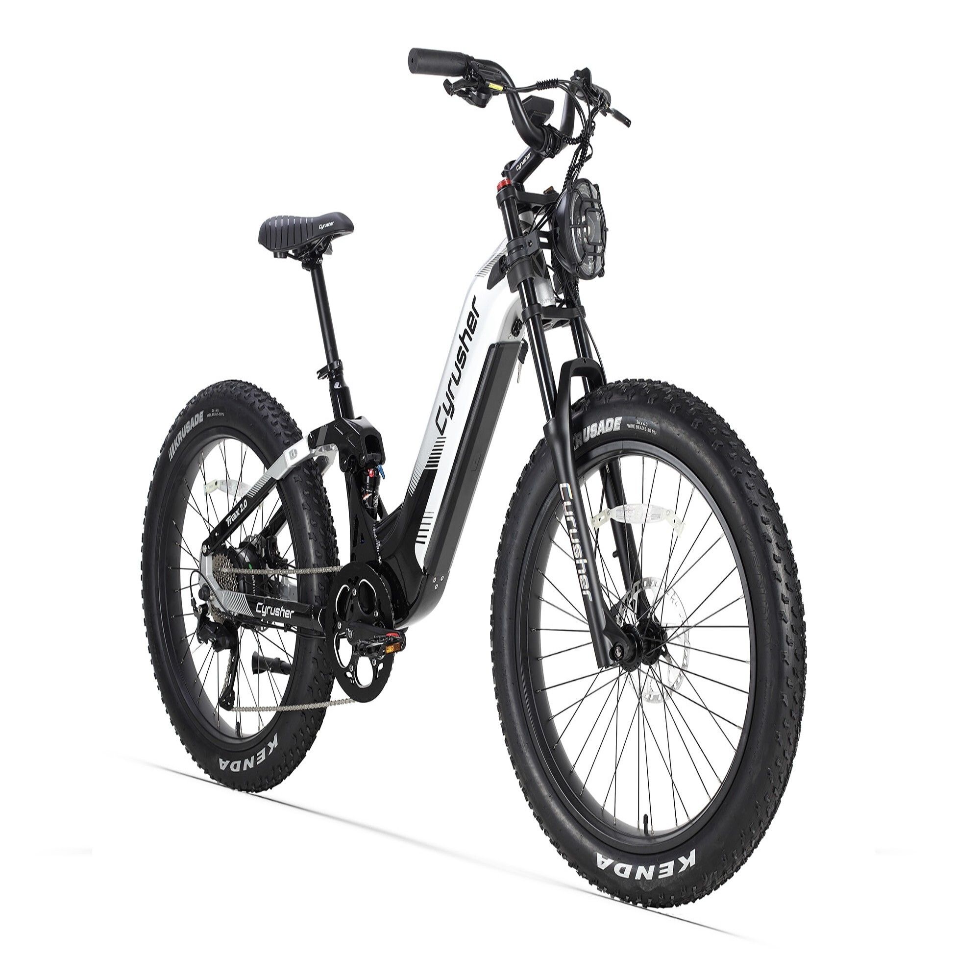 Cyrusher Trax 2.0 All-Terrain-Elektrofahrrad, 52V 20Ah Akku, 4-Gelenk-Vollfederung 1 St
