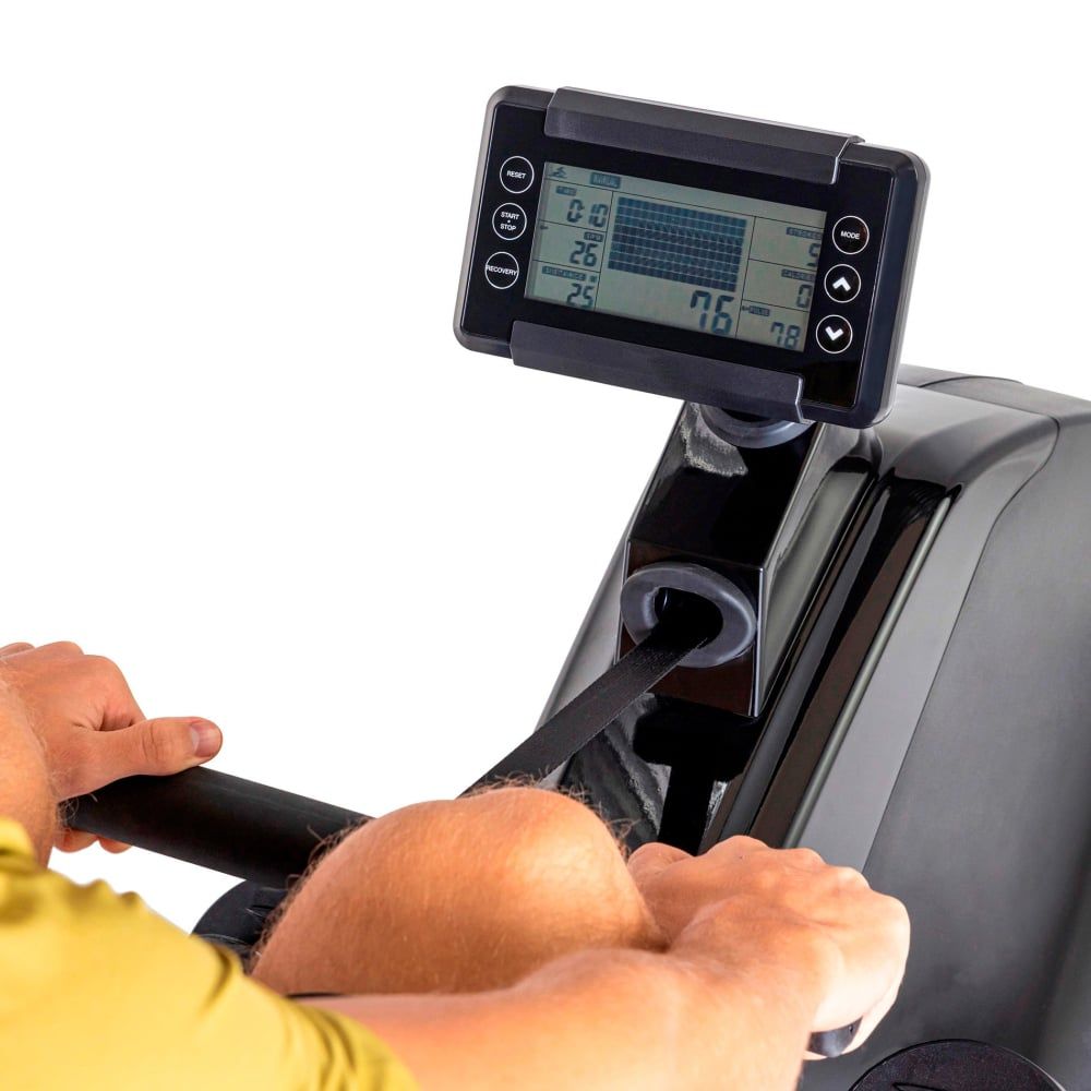Sport-Knight® Rudergerät Plus, LCD-Anzeige - Magnetbremssystem, 8 Widerstände + 5 Programme