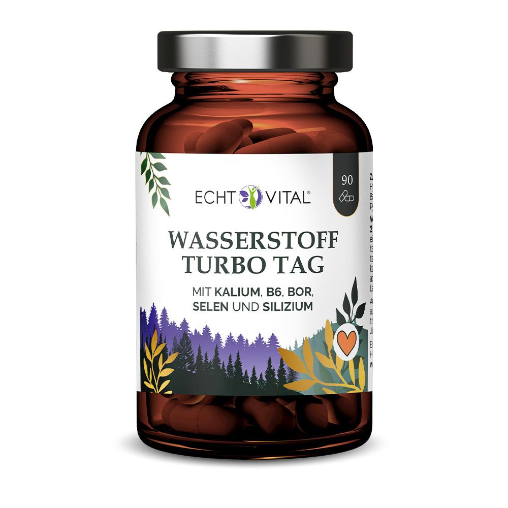 Echt Vital Wasserstoff Turbo Tag 90 St Kapseln