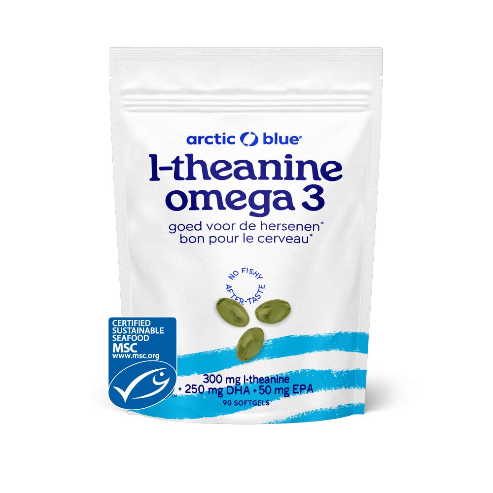 Arctic Blue L-Theanin Omega-3 90 St Weichkapseln