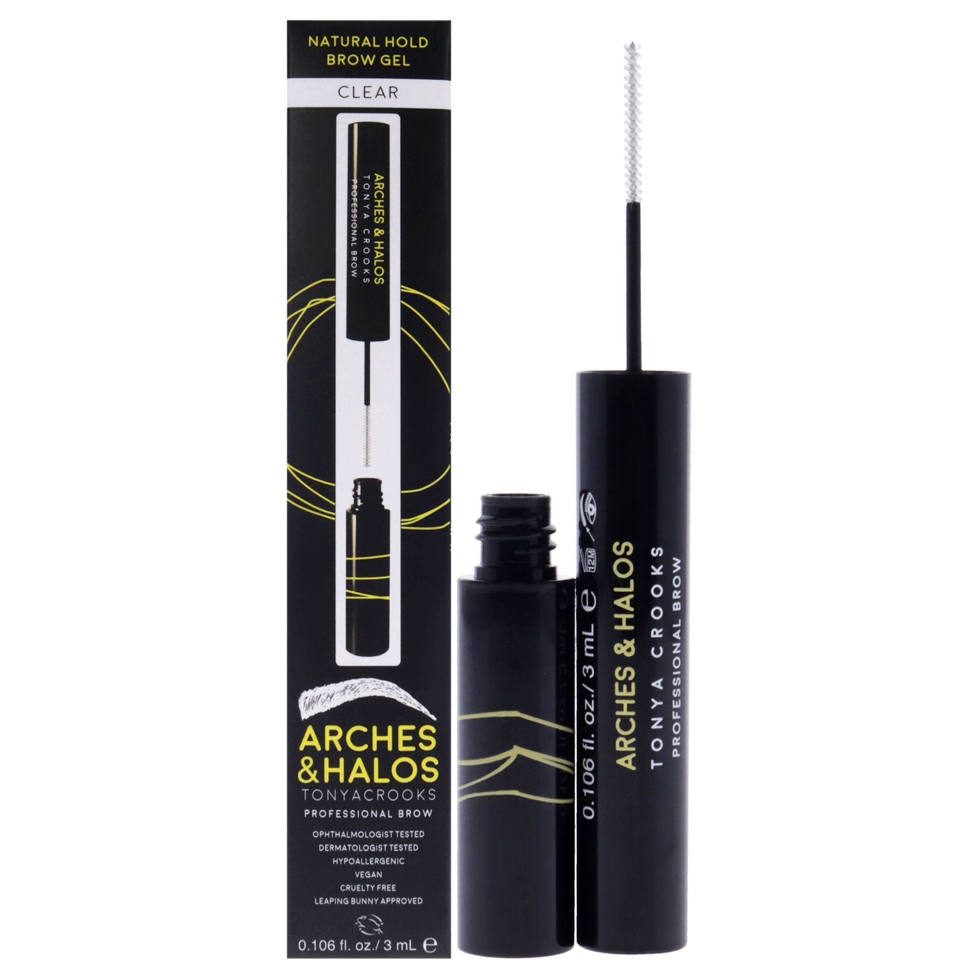 Natural Hold Brow Gel Clear by Arches and Halos 3,13 ml Keine Angabe