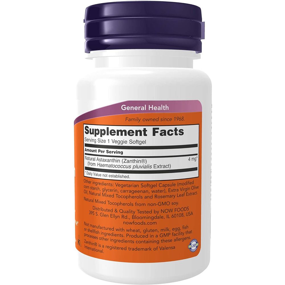 Now Foods, Astaxanthin, 4mg