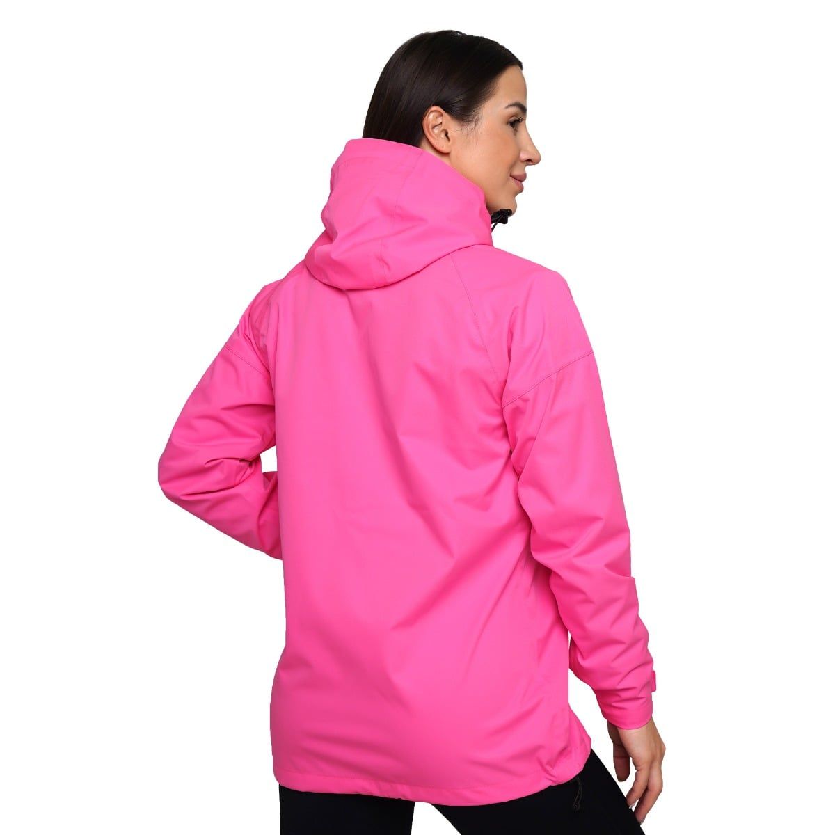 GymBeam Regenjacke Damen Regular Smock mit Kapuze Fuchsia