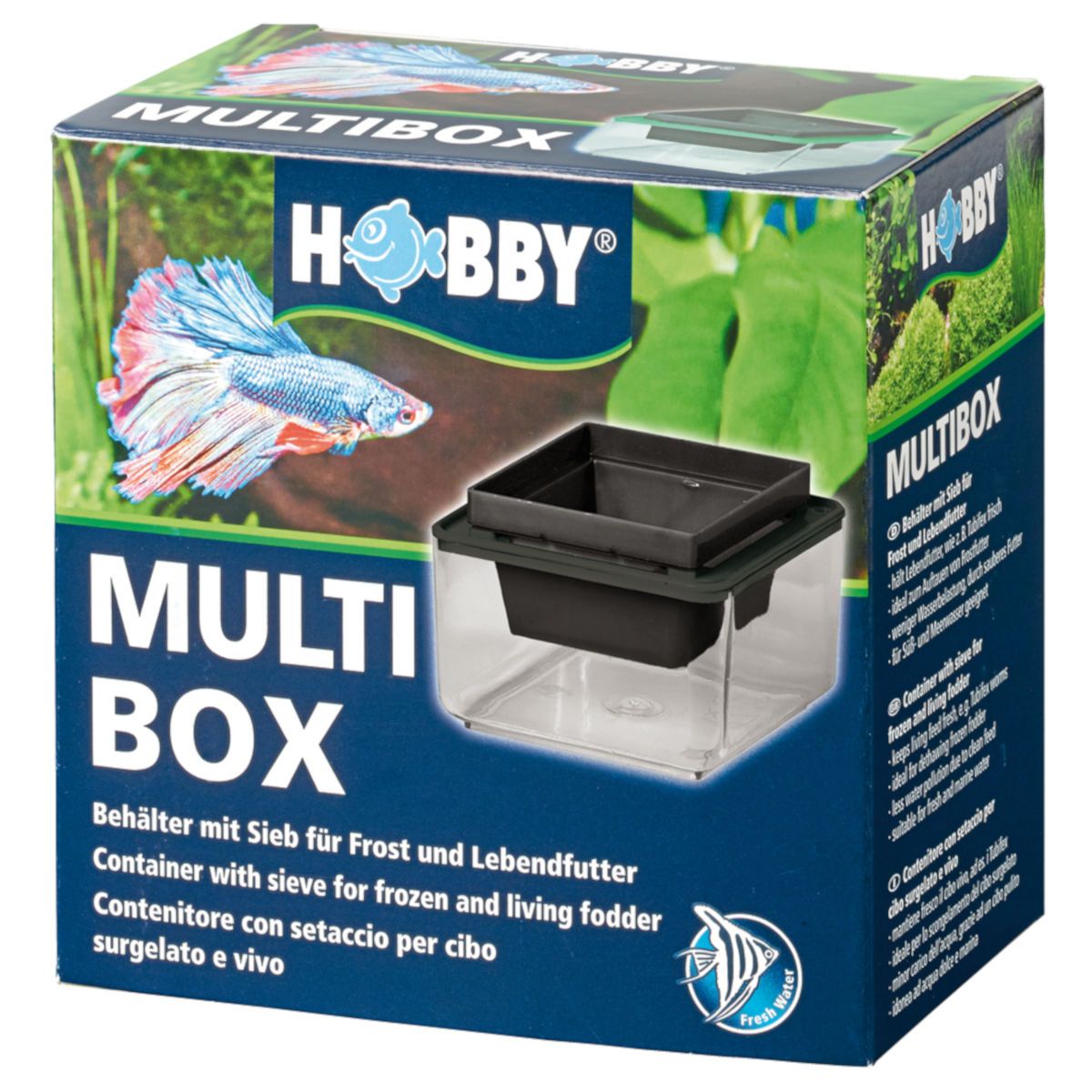 Hobby Multibox - Futterbehälter mit Sieb