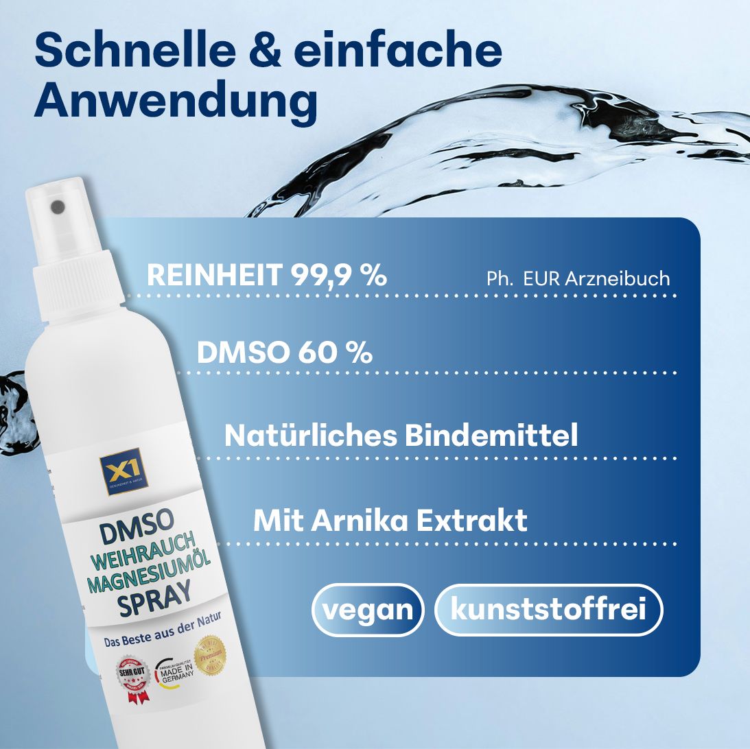 X1 DMSO Weihrauch Magnesiumöl Spray