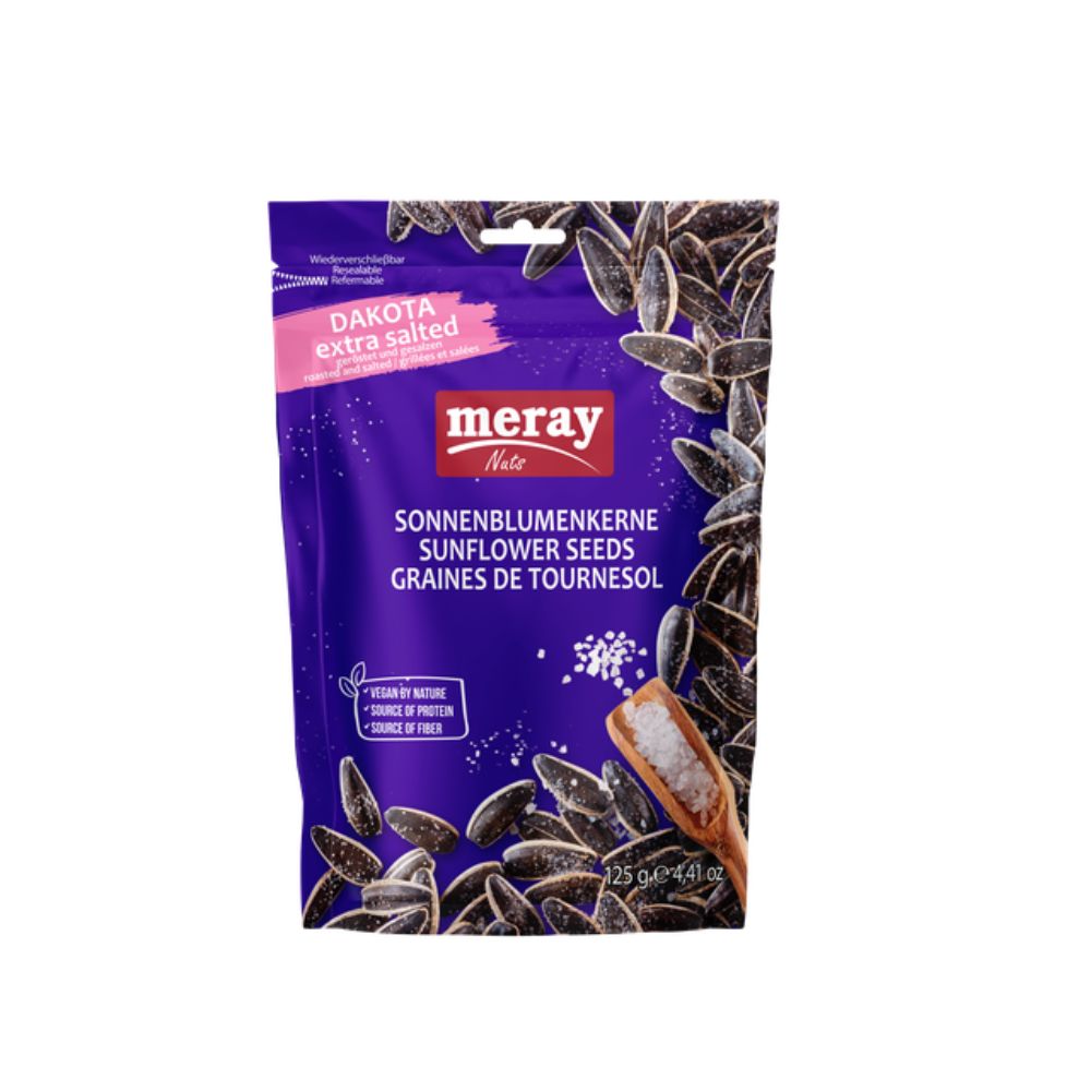 MERAY Sonnenblumenkerne geröstet & extra gesalzen