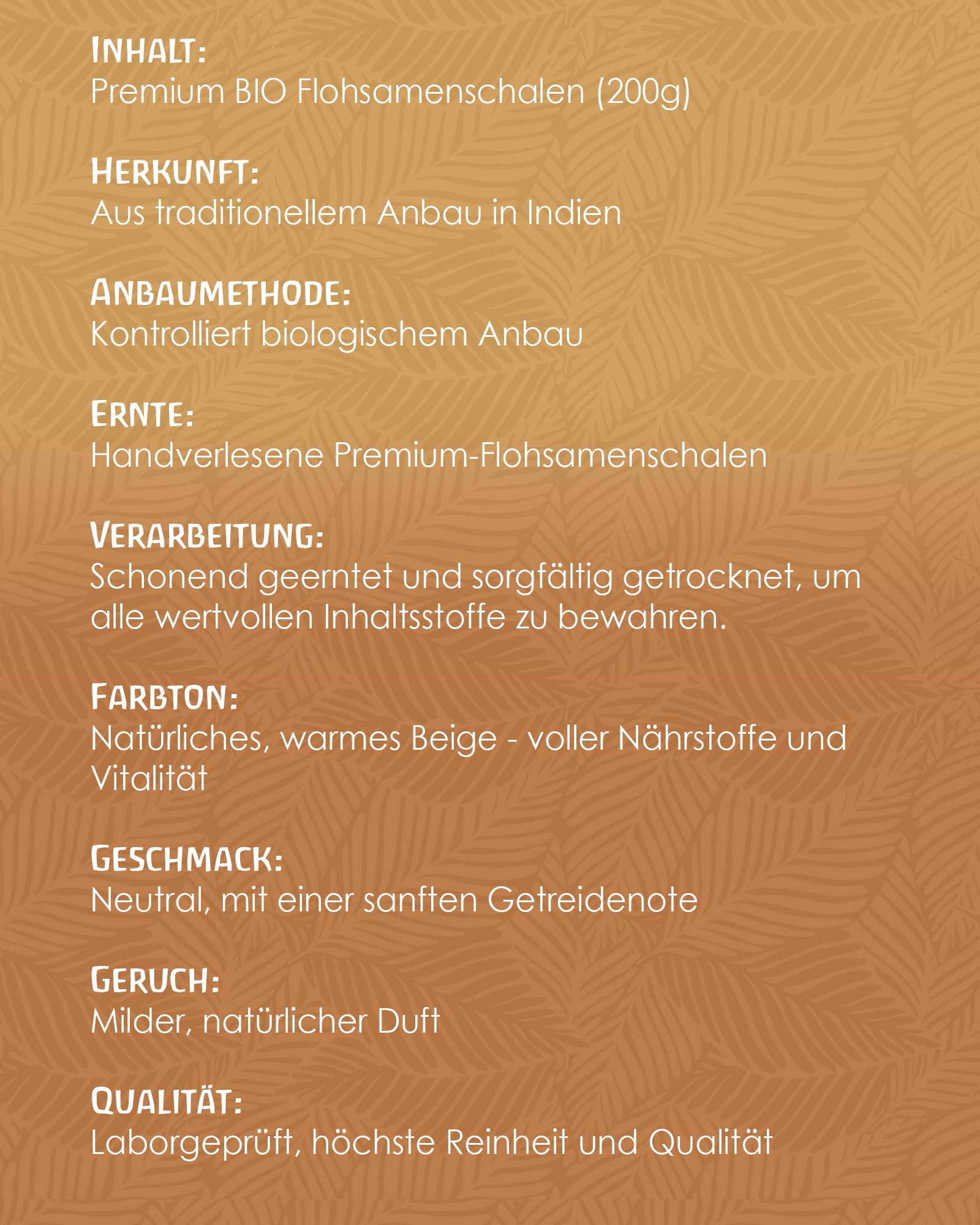 Tausendkraut Flohsamen Schalen BIO