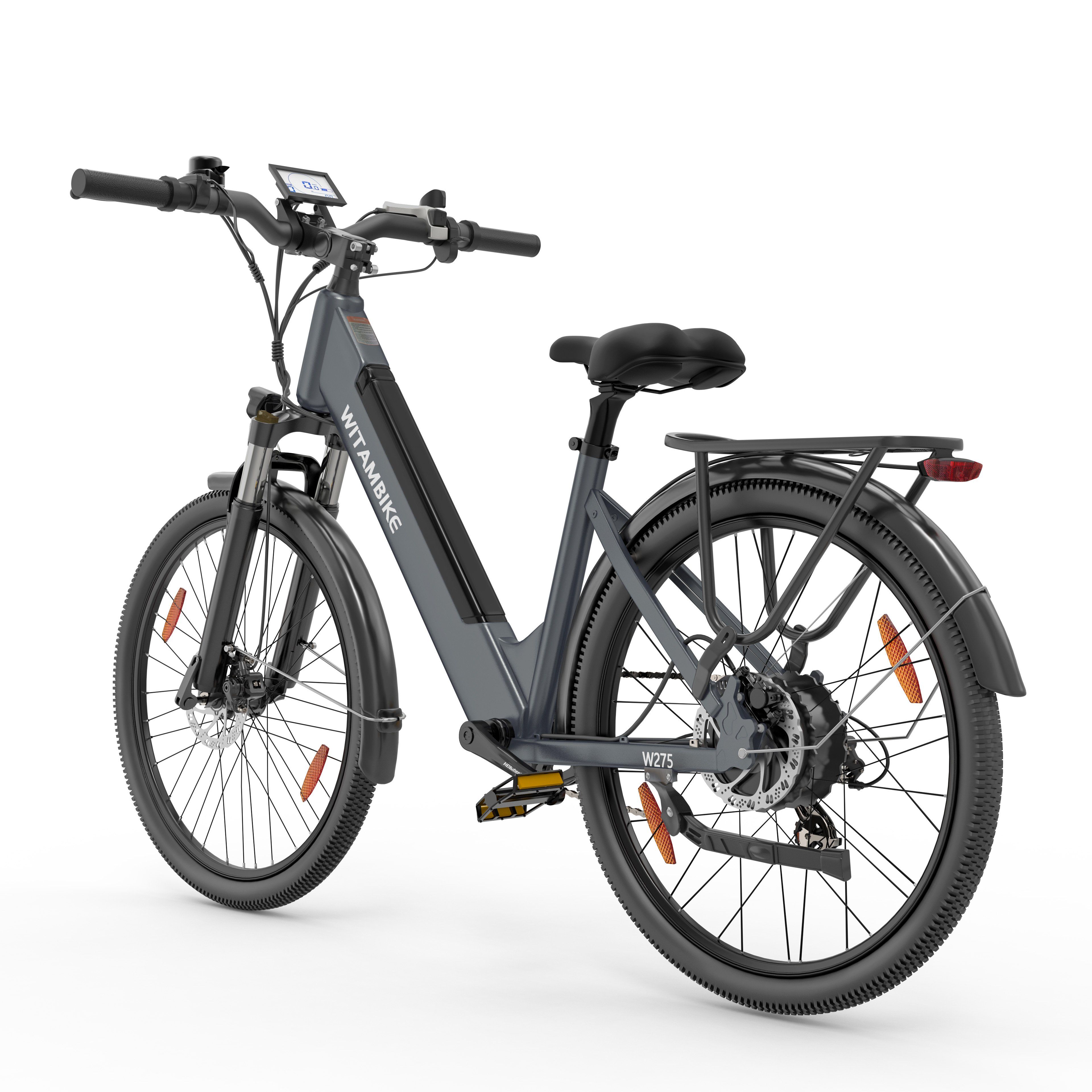 WITAMBIKE W275 E-Bike für Pendler, 36V 13Ah, 27,5" x 2,10 Reifen