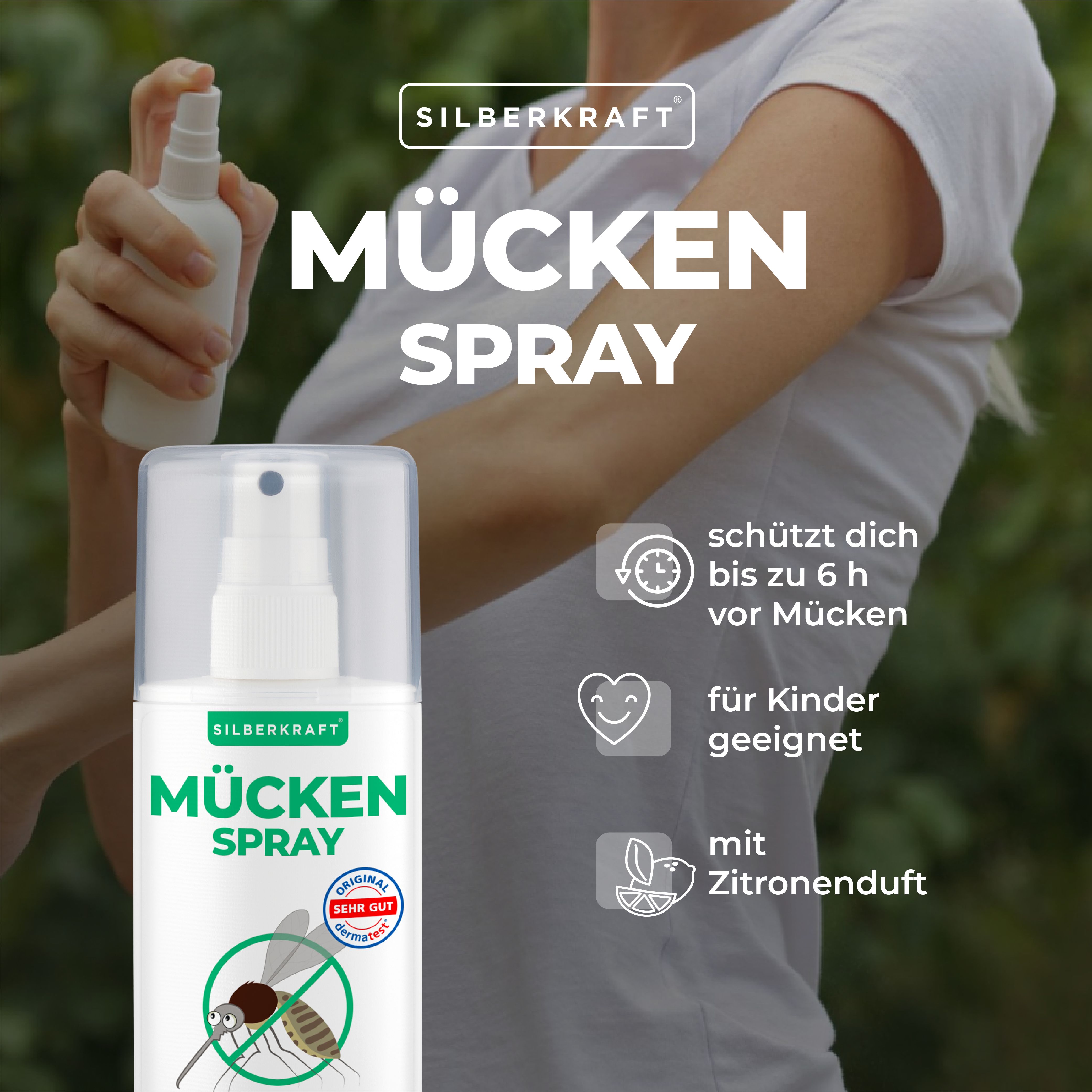 Silberkraft Mückenspray 2x100 ml Spray