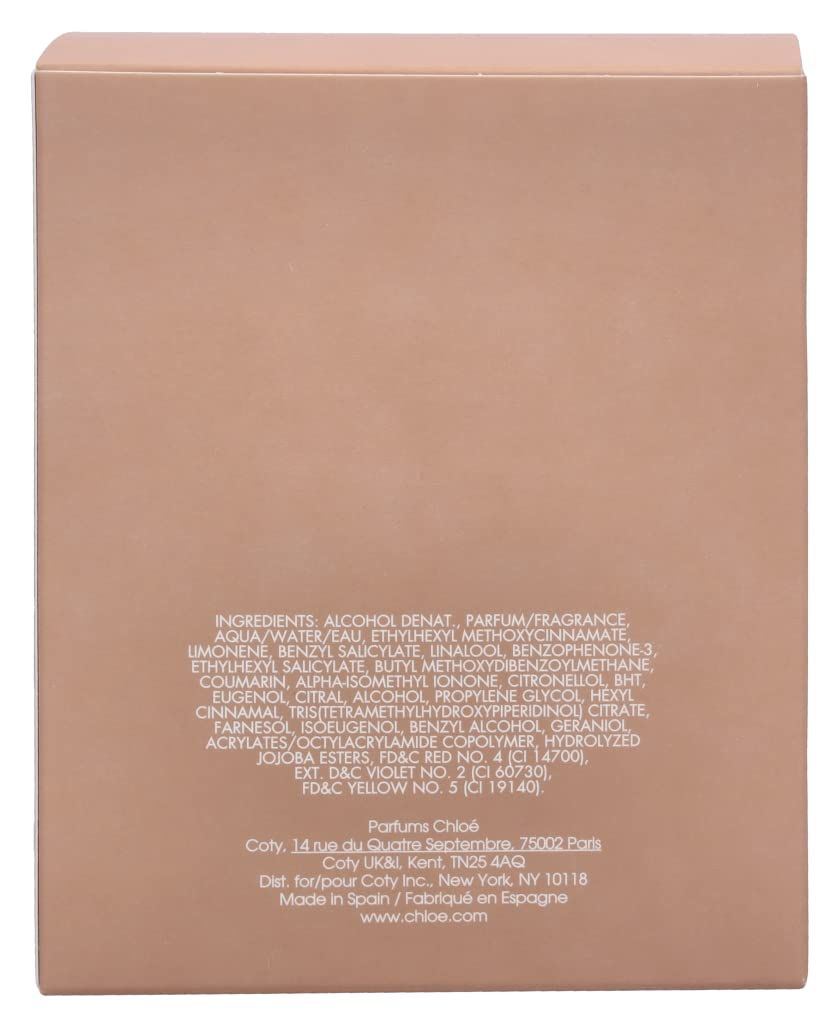 Rückseite der Verpackung. Text mit Inhaltsstoffen, Herstellerinformationen und Website-Adresse.