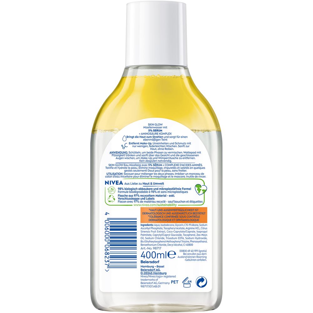 NIVEA Mizellenwasser Skin Glow & Regeneration Routine Set Reinigung