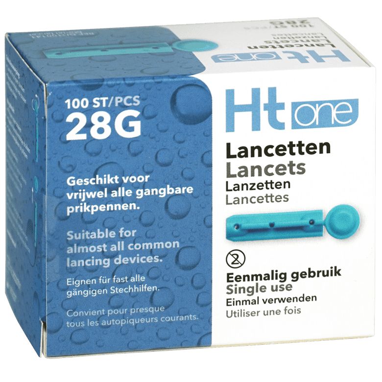 Ht One - Lancette Sterili (28G) - per il controllo della glicemia