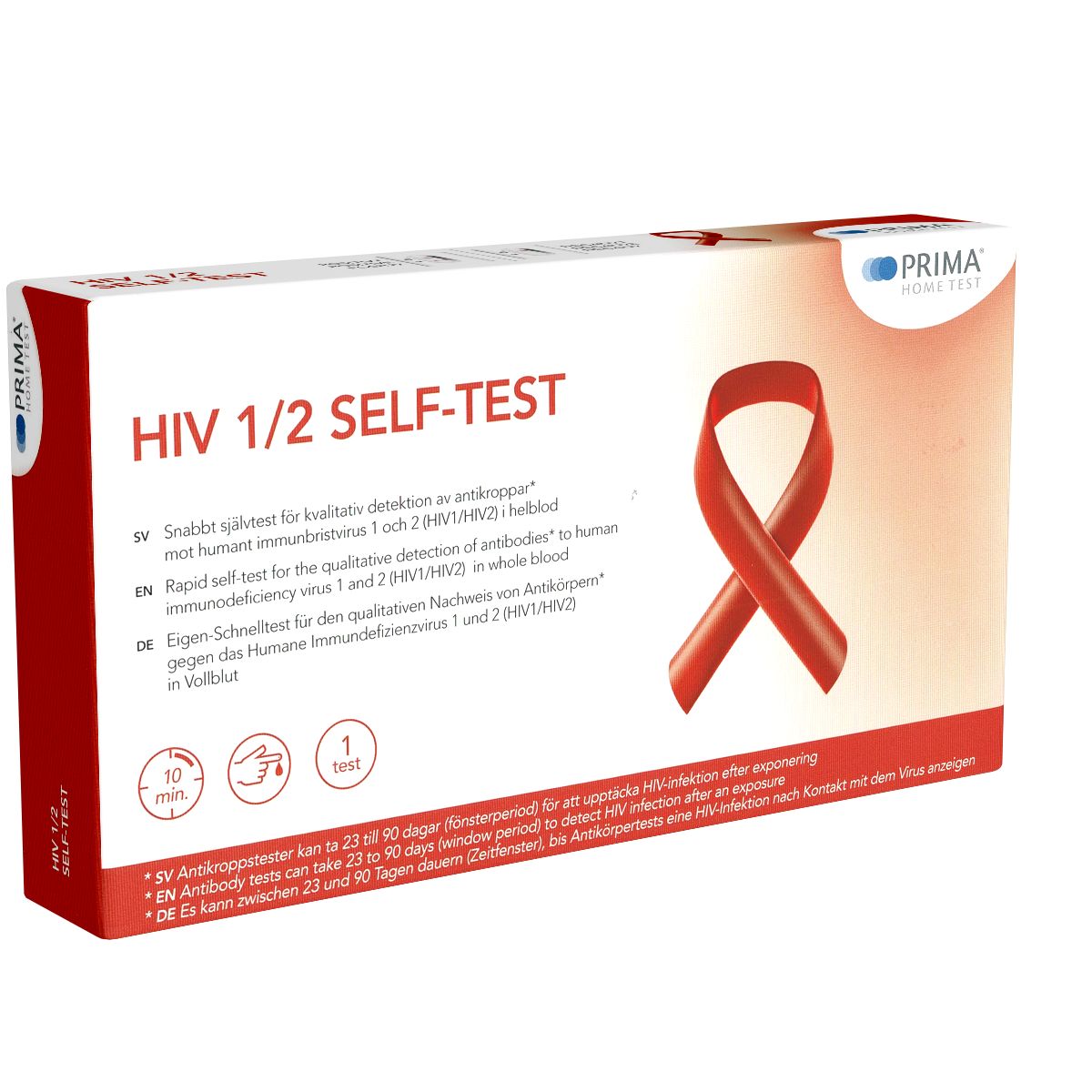 PRIMA HIV 1 2 Self Test STI Selbsttest HIV Schnelltest 1 St Shop Apotheke At