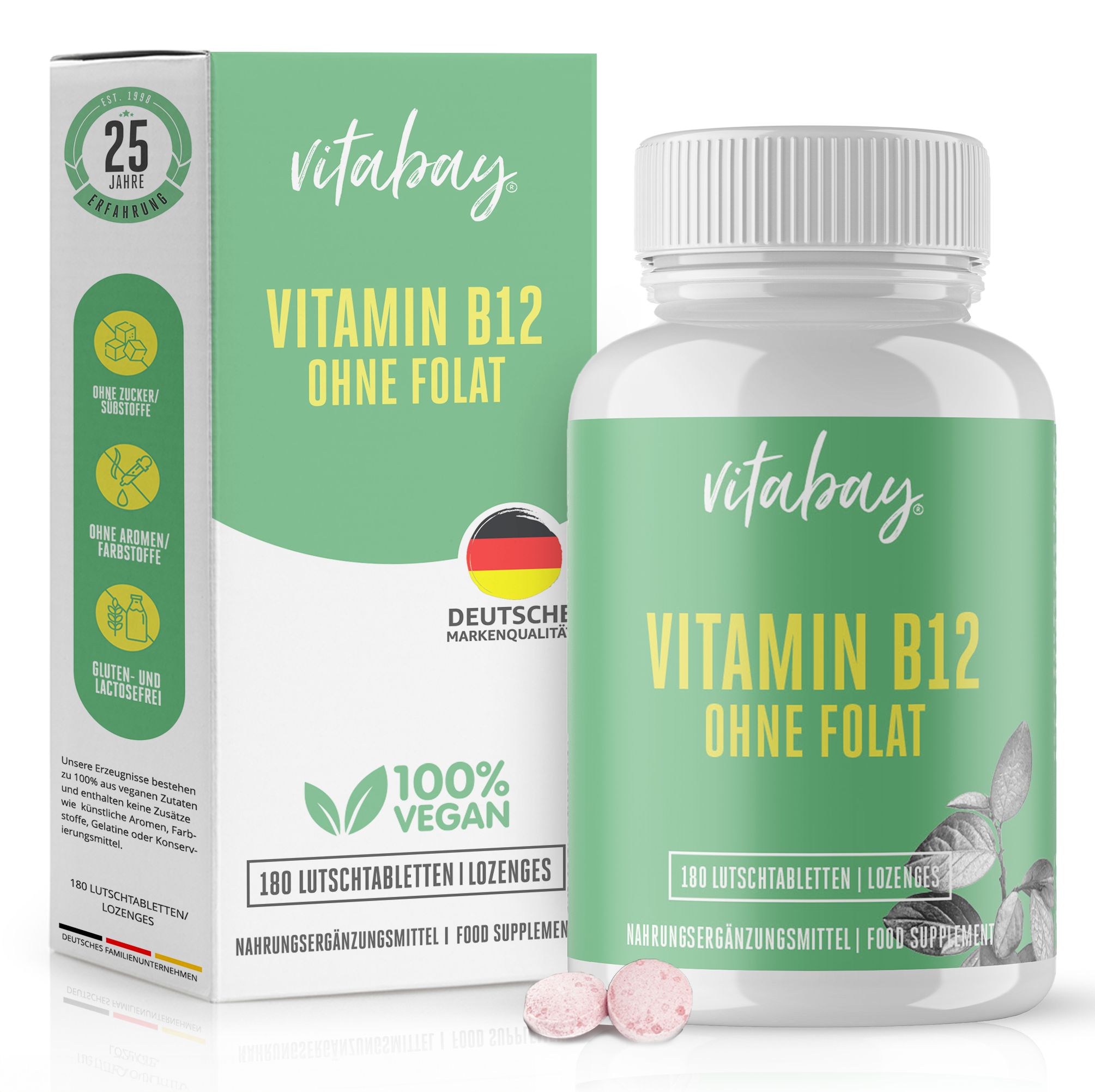 Vitamin B12 500 mcg ohne Folat
