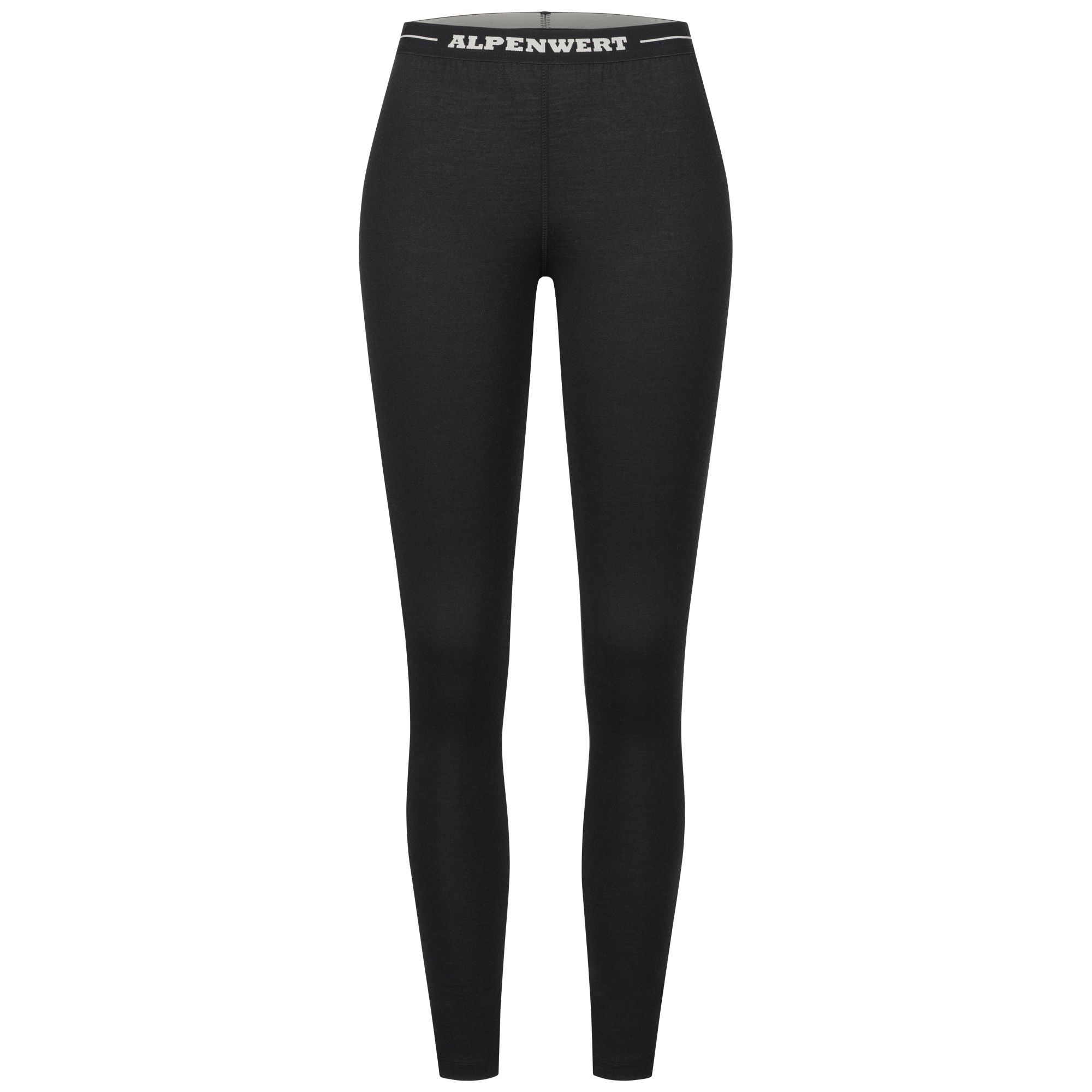 Lange Unterhose Damen 100% Merino Schwarz XXL 1 St