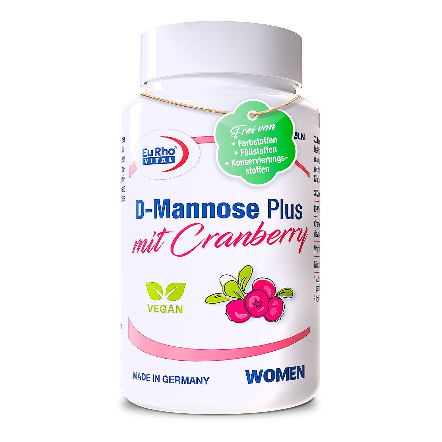 EuRho® Vital D-Mannose Plus 90 St Hartkapseln