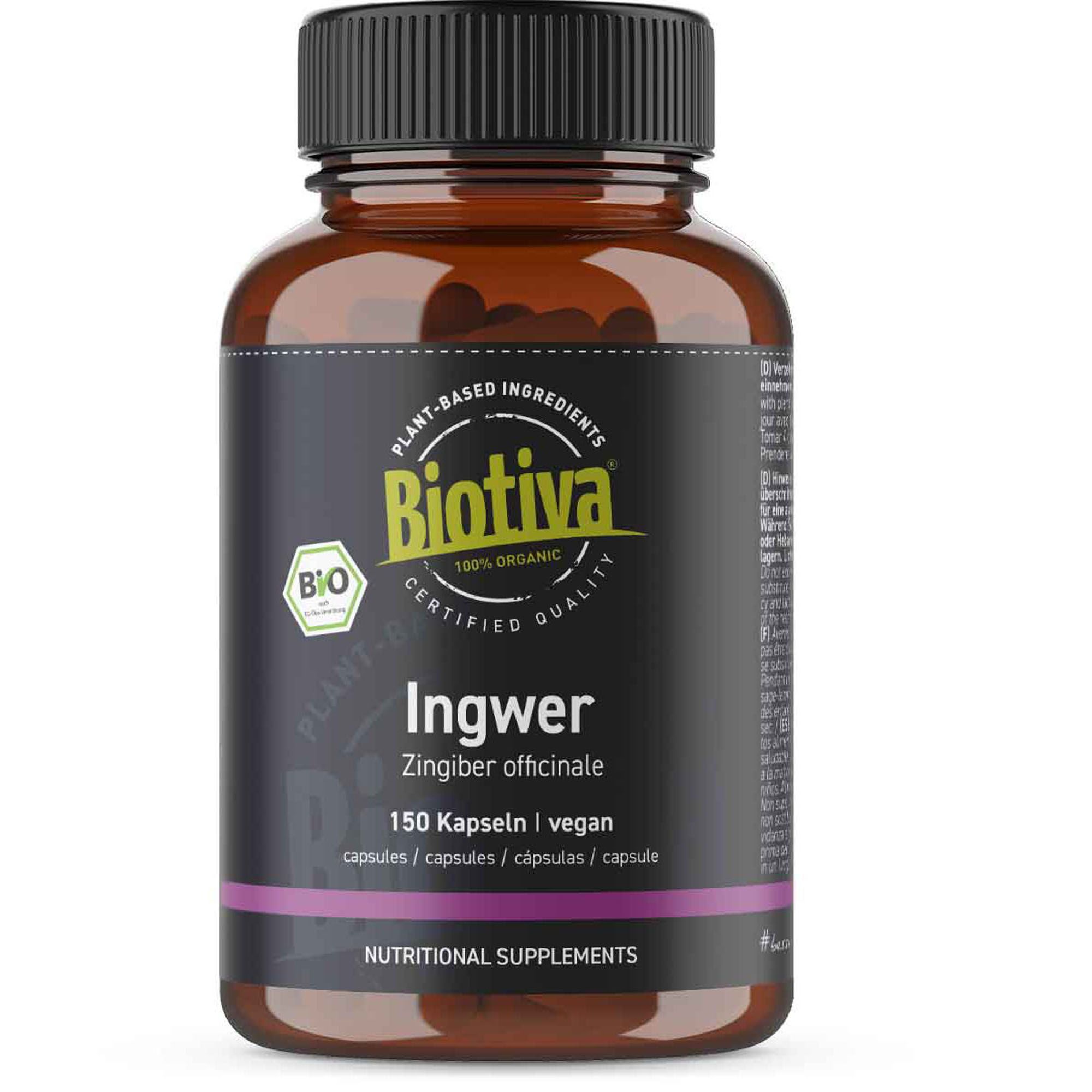 Biotiva Ingwer Kapseln Bio