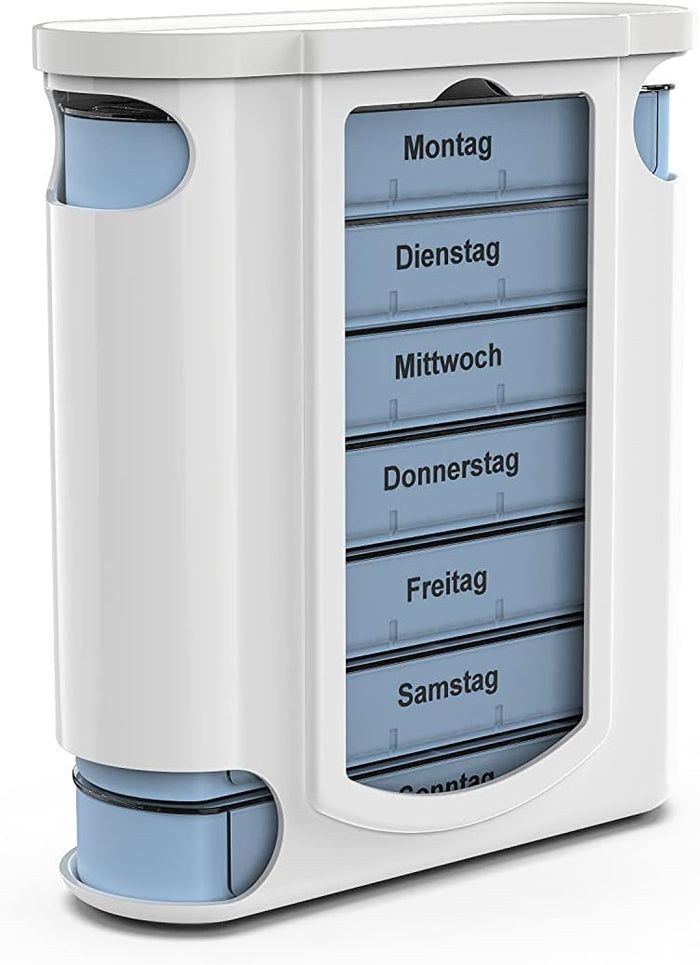 Haro Pillenbox - Weiß - einfacher Wochendosiere