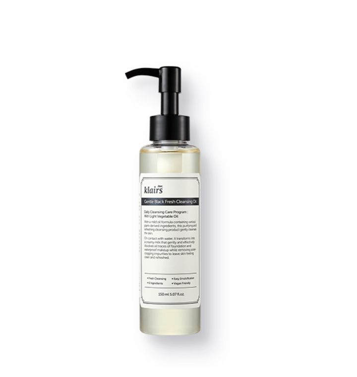 dear Klairs Gentle Black Fresh Cleansing Oil