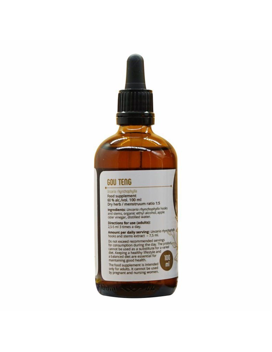 Lymeherbs Gou Teng (Uncaria rhynchophylla) Tinktur 1:5