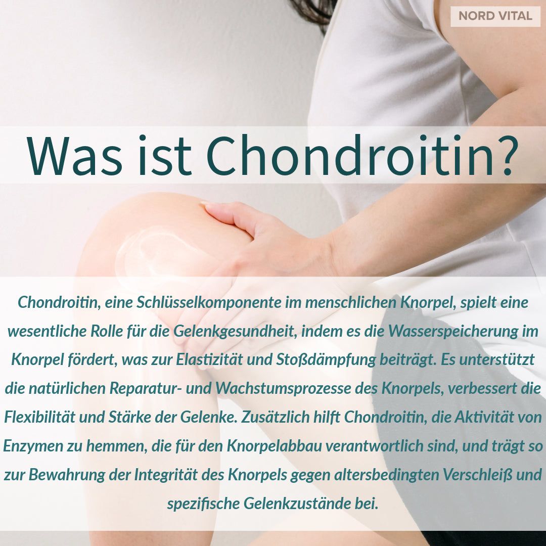 Nord Vital Glucosamin mit veganes Chondroitin, MSM, Weihrauch und Hyaluronsäure