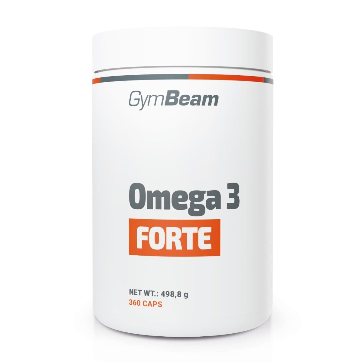 GymBeam Omega 3 Forte Fischöl mit EPA und DHA Kapseln 360 St