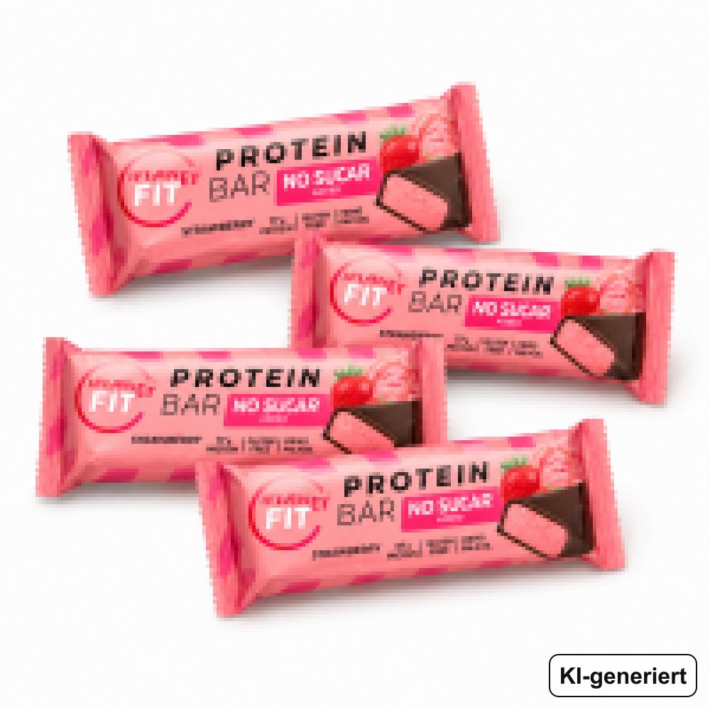 Protein Riegel Erdbeere ohne Zuckerzusatz 4 g