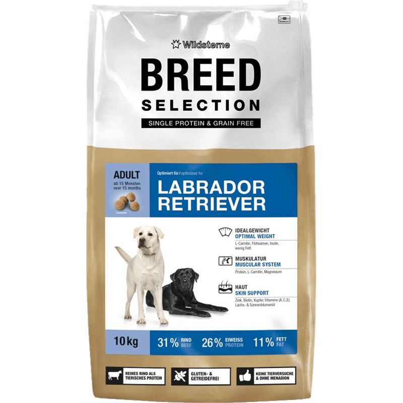 Wildsterne Breed Labrador Retriever 10,2 kg Futter