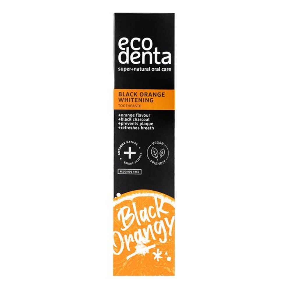 eco denta Black Orange Whitening Zahnpasta
