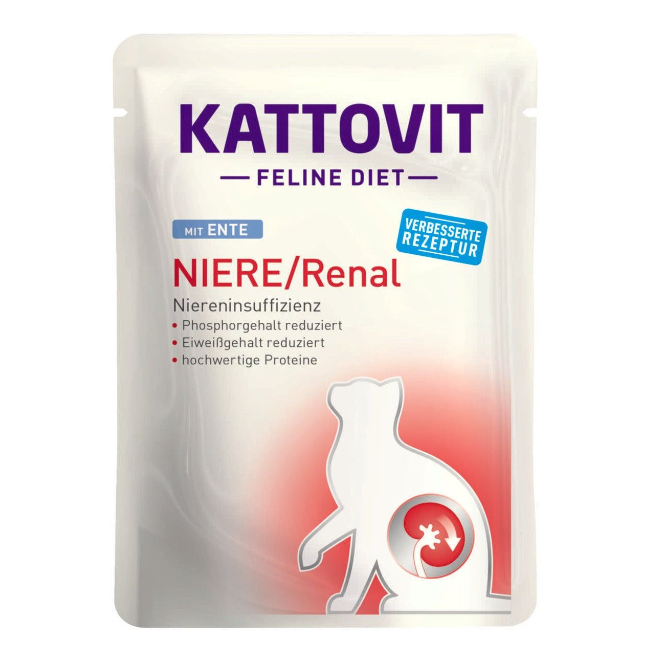 Kattovit - Feline Diet Pouchbeutel Niere/Renal 2,16 kg
