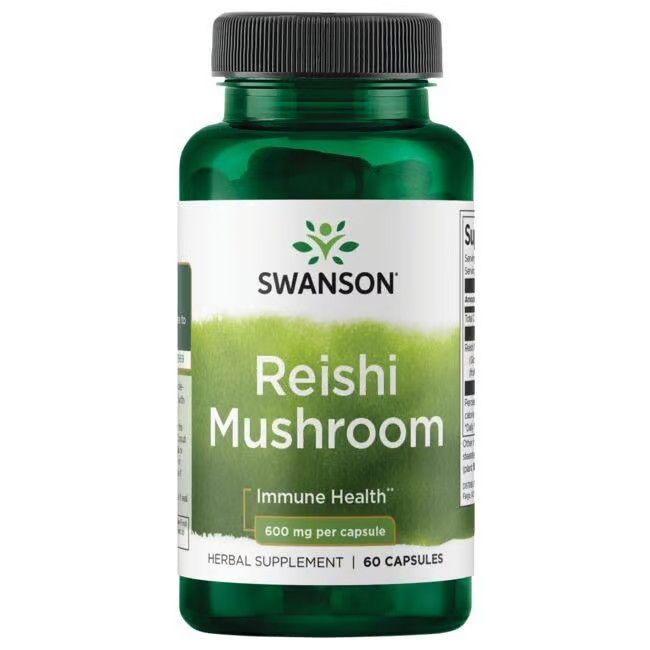 Swanson Reishi-Pilz 600 mg 60 Pc