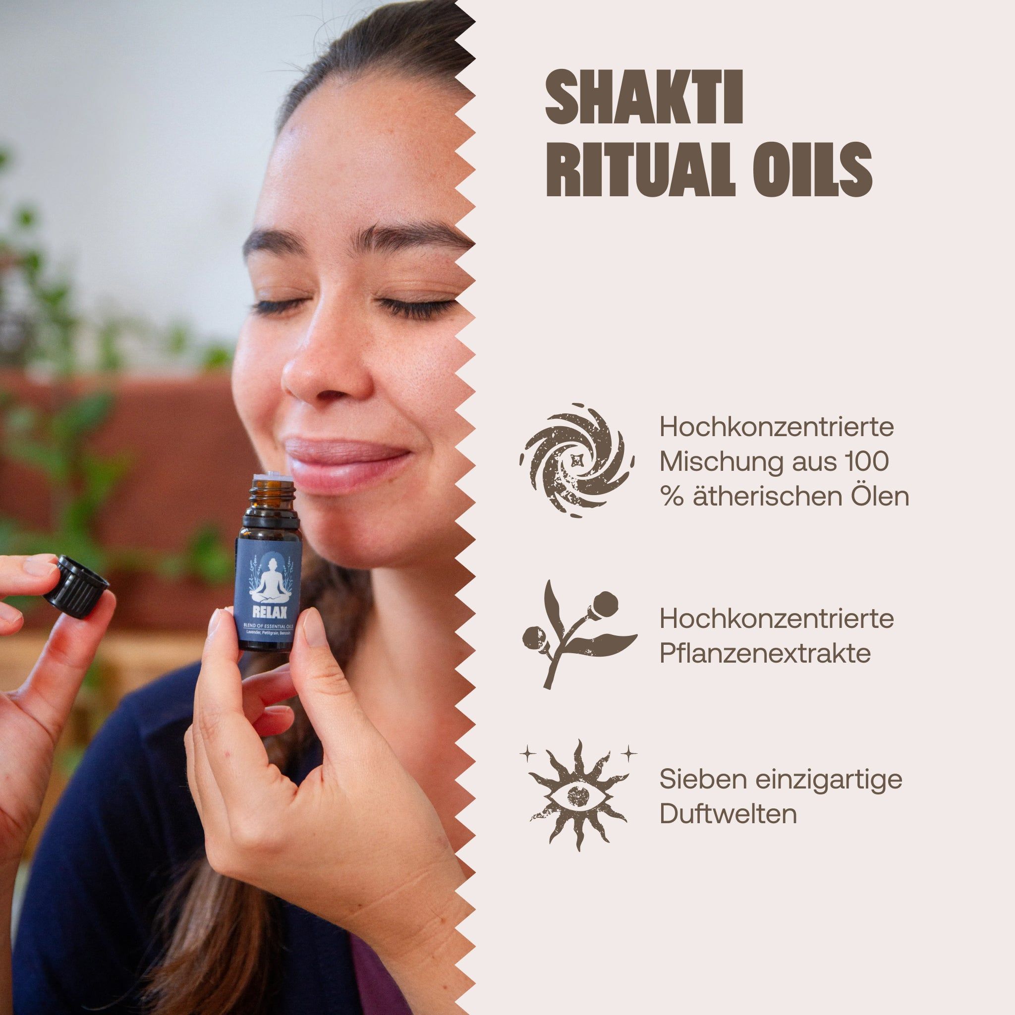 Shakti Mat Ätherische Öle - Mischung Sandelholz, Eichenmoos - 10ml
