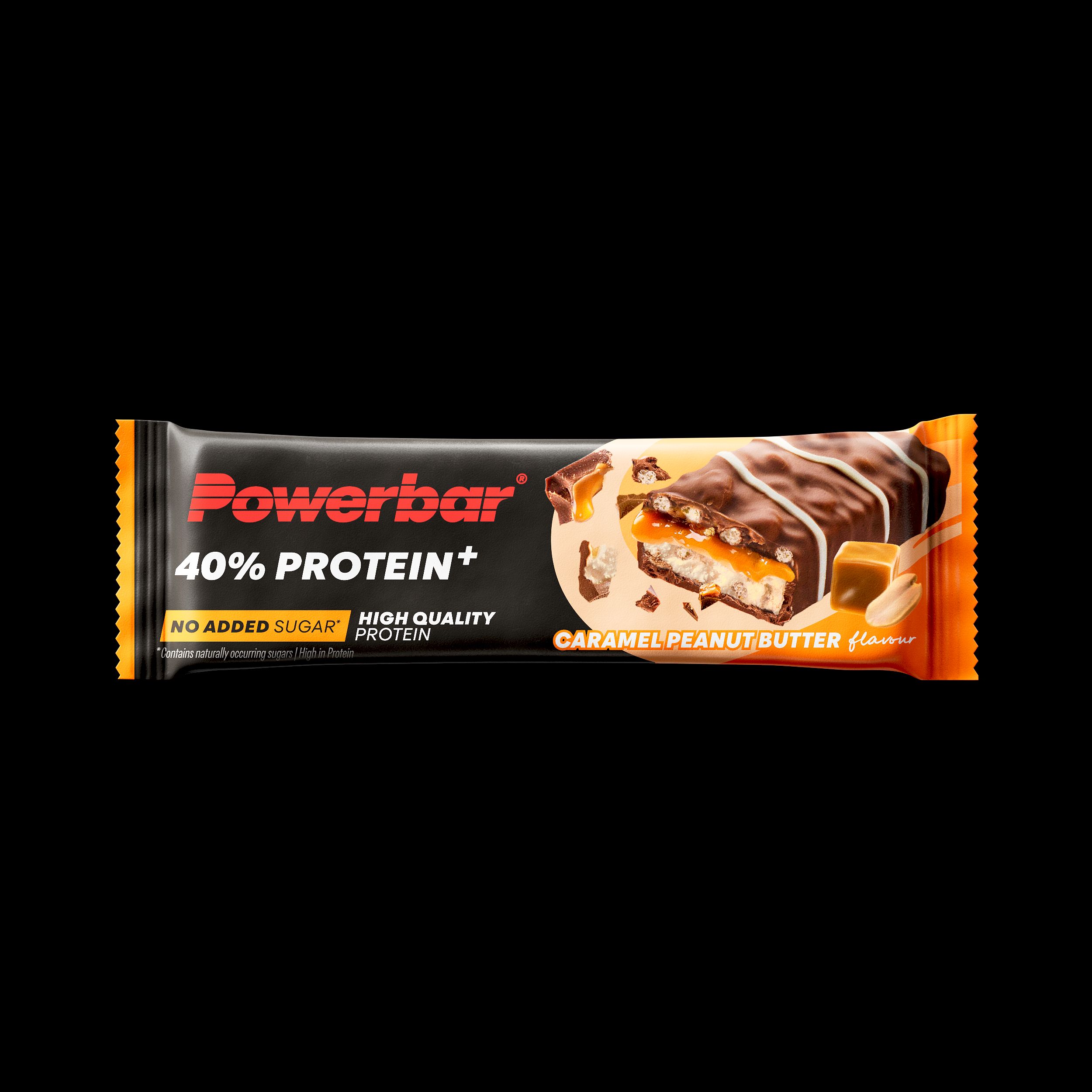 Powerbar High Protein Riegel Caramel Peanut Butter 40% Protein.
