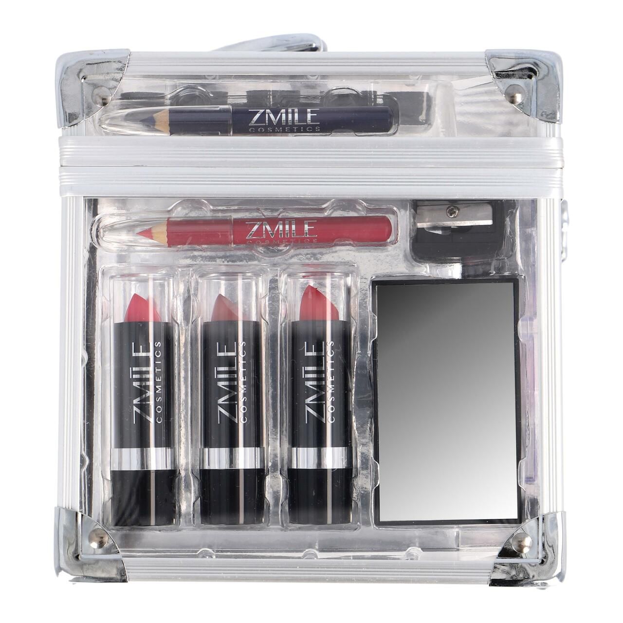 ZMILE cosmetics, Kosmetik-Koffer Acrylic, 42 Teile