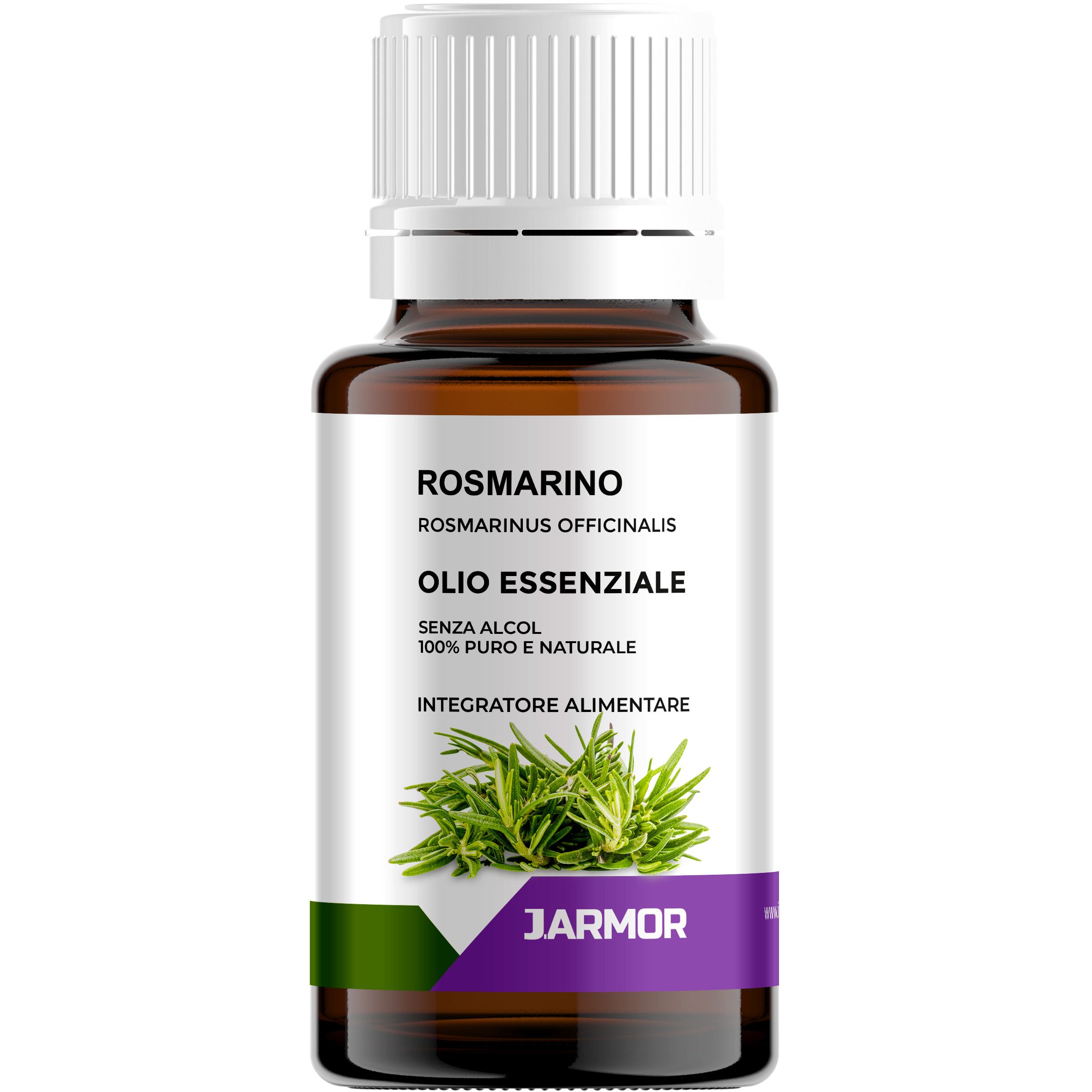 Olio Essenziale di Rosmarino Puro 10 ml - Integratore alimentare Crescita Capelli, Antiforfora