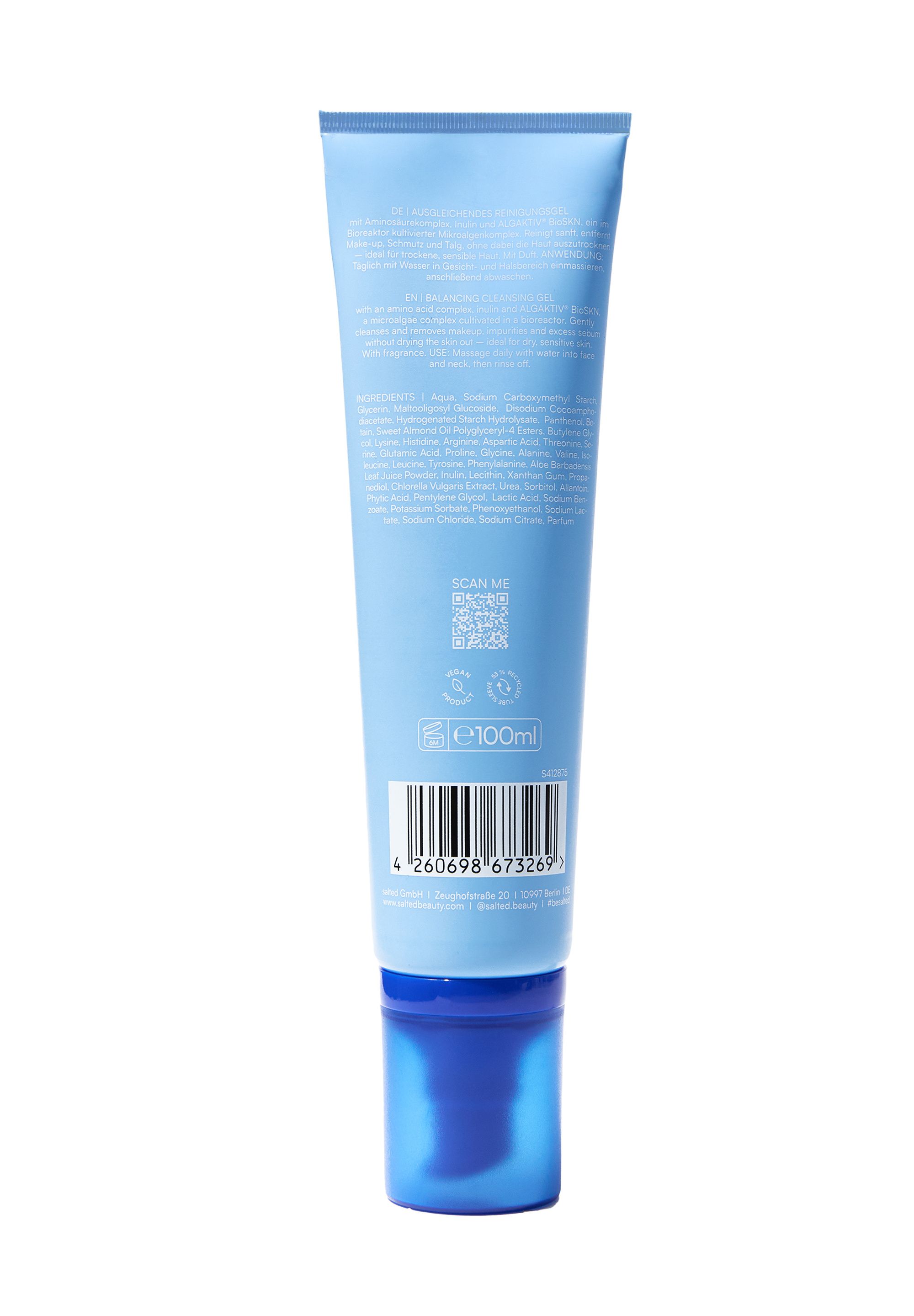 salted Mildes Reinigungsgel Serious Starter mit Duft with fragrance