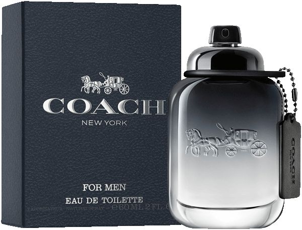 Flakon und Verpackung. Flakon mit schwarzem Verschluss und Anhänger. Verpackung: dunkelblau mit silbernem Logo und Text. Flakon: transparent.