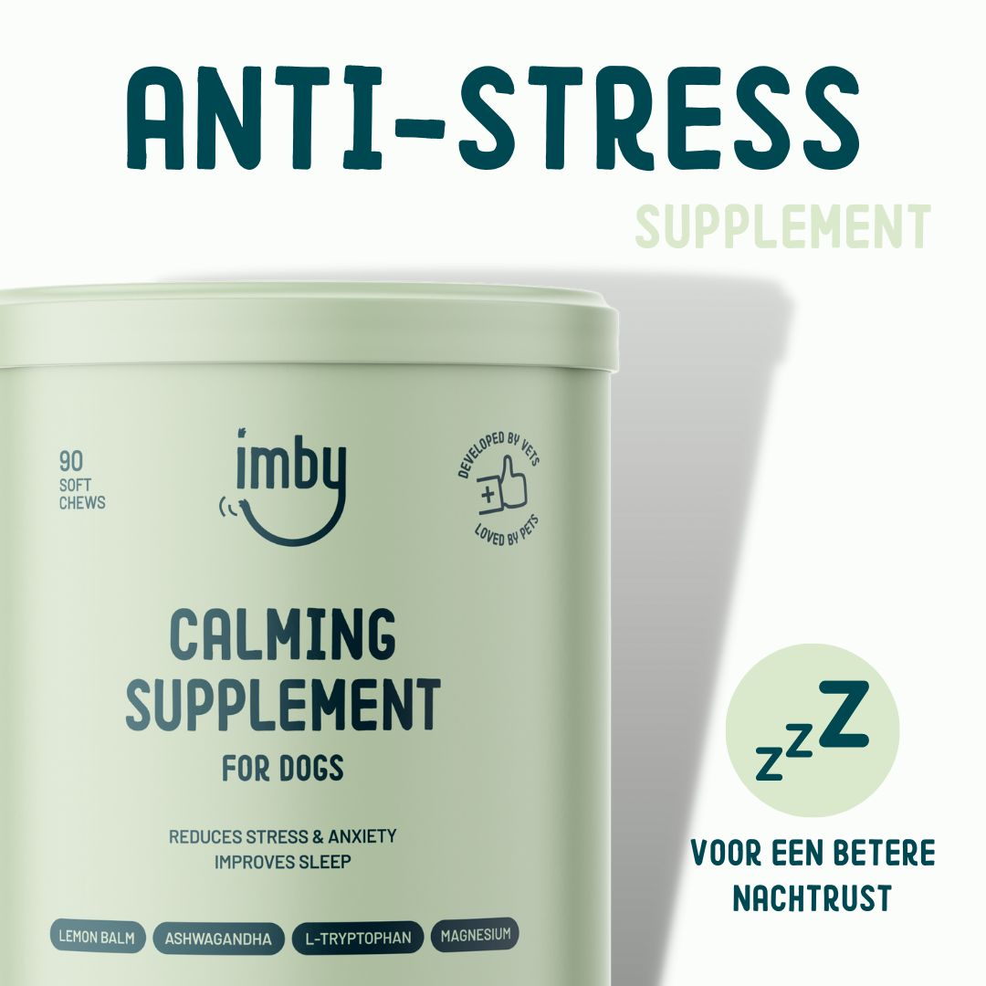 Imby Calming - Beruhigende Kausnacks für Hunde mit L-Tryptophan und Melisse