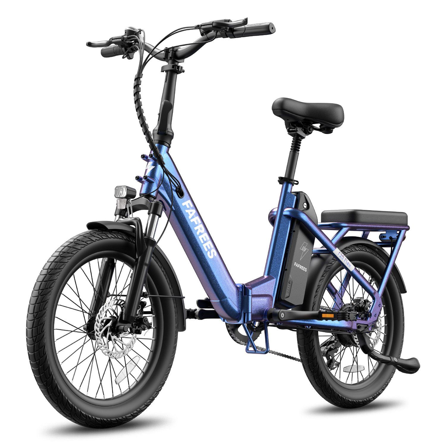 FAFREES F20 Flex E-Bike für Pendler mit 36V 20Ah Akku / 100 km Reichweite