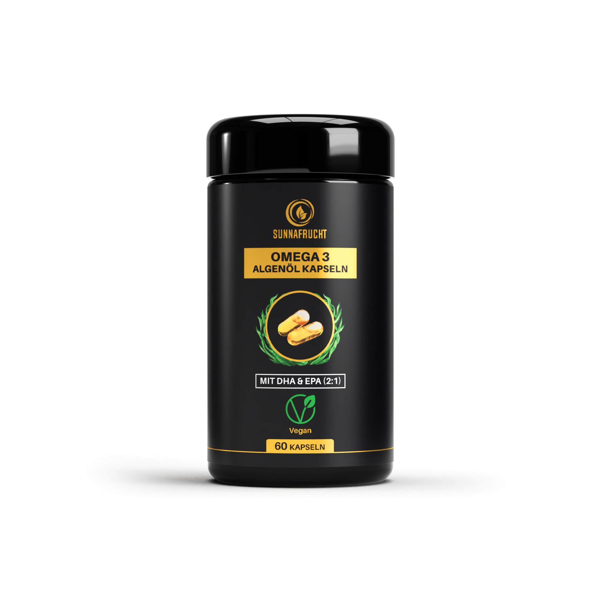 Sunnafrucht® Premium Omega 3 Algenöl Kapseln 60 St Weichkapseln
