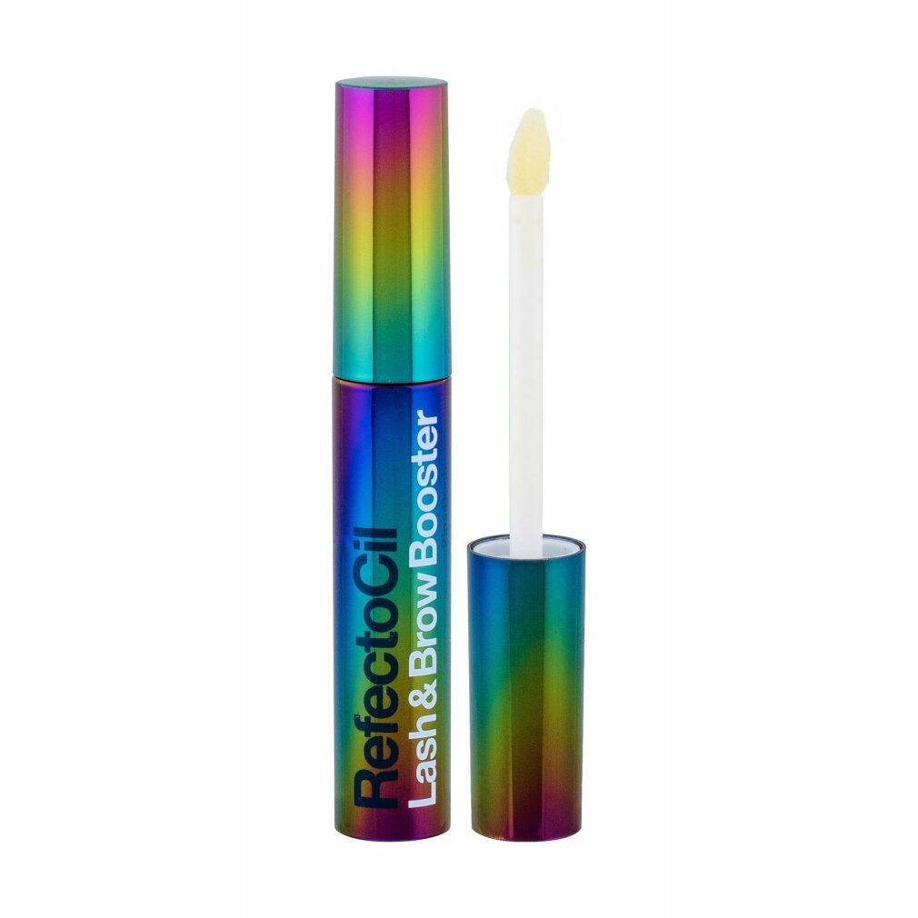Lash & Brow Booster mit Applikator. Produktname und Logo deutlich sichtbar.