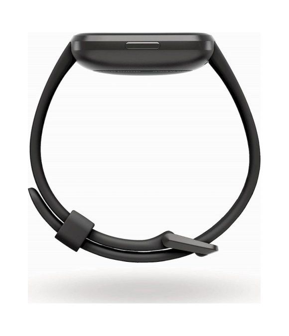 Pulsuhr / Tracker fitbit - Smartwatch - Versa 2 (NFC) - Black-Carbon - FB507BKBK