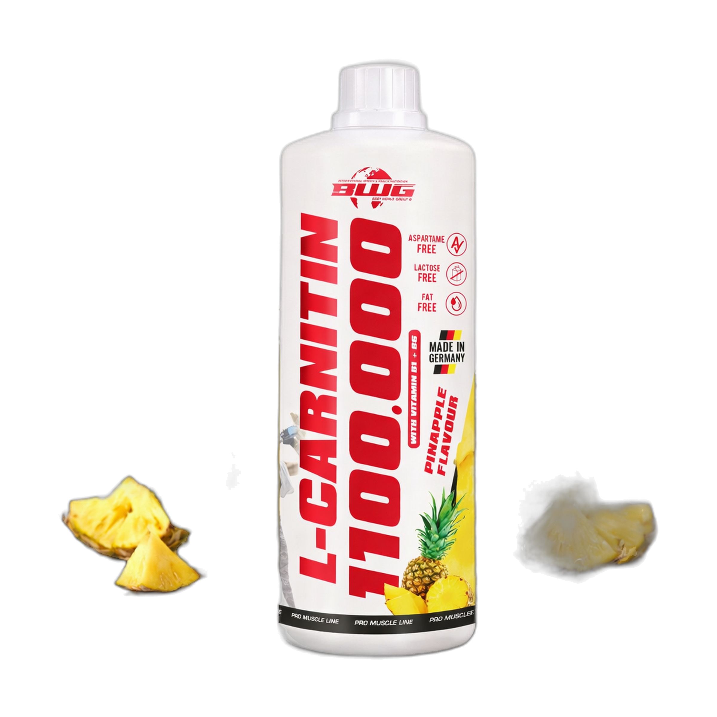 BWG L-Carnitin Liquid Ananas 1000 ml Flüssigkeit