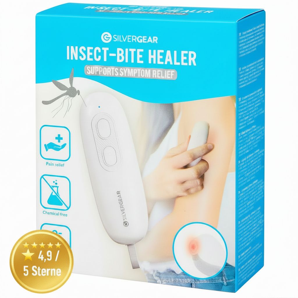 Silvergear Insektenstichheiler mit Wärmefunktion - Unterstützung bei Juckreiz und Hautreizungen 1 St Gerät
