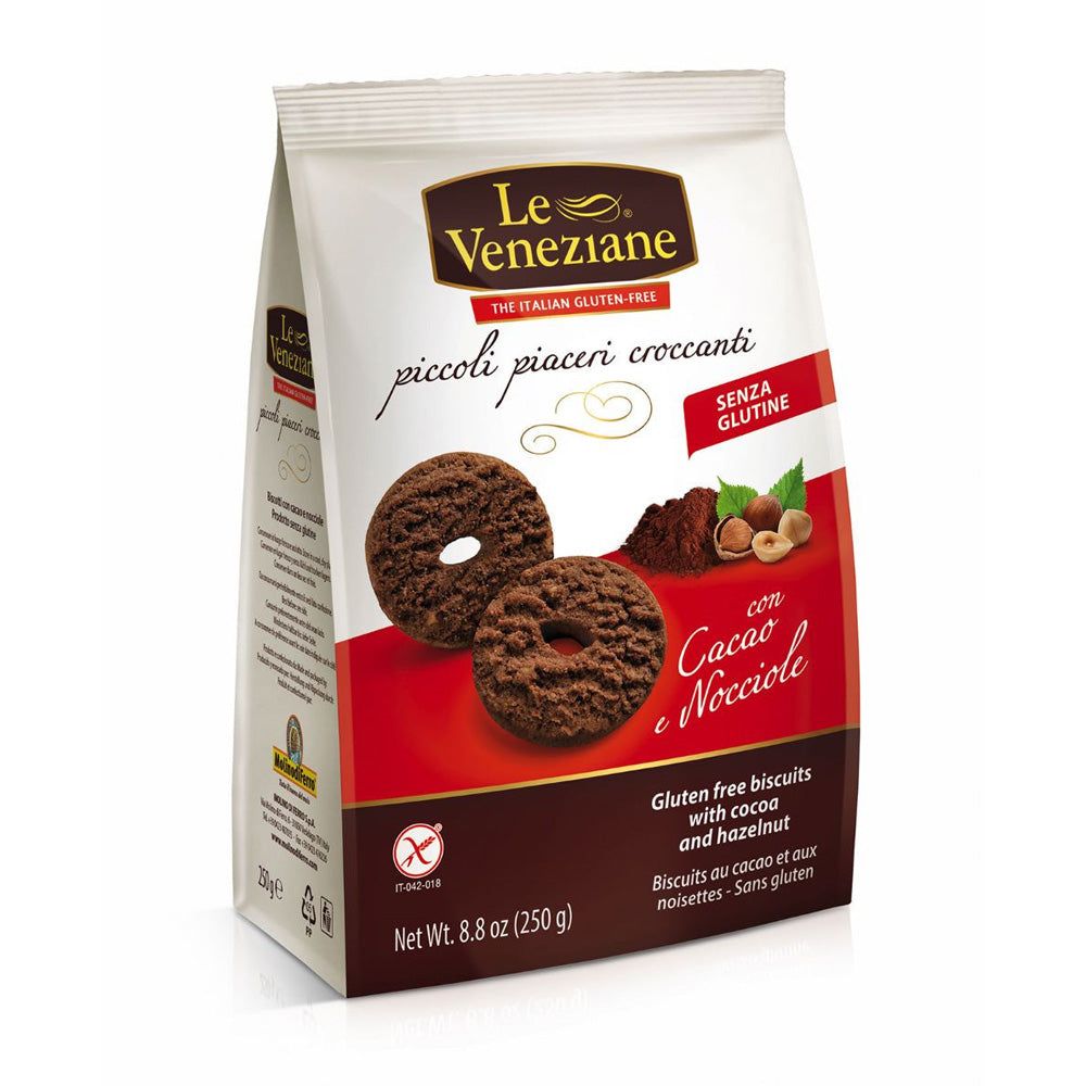 Le Veneziane Kekse Kakao-Haselnuss glutenfrei